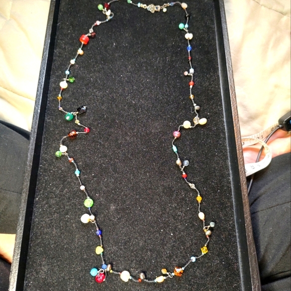 Boutique Beaded LONG Necklace and Bracelet Bundle! - Picture 4 of 9